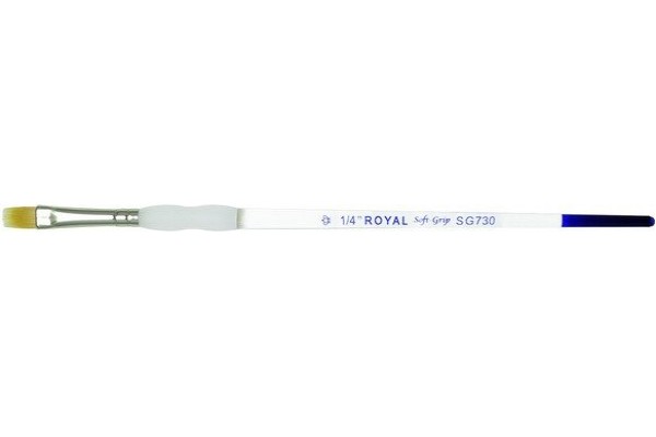 ΠΙΝΕΛΟ ΠΛΑΚΕ Νο 1/4" SOFTGRIP ΑΚΡΥΛΙΚΟ-ΛΑΔΙ-ΑΚΟΥΑΡΕΛΑ SG730-1/4"