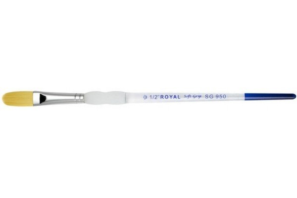 ΠΙΝΕΛΟ ΓΛΩΣΣΑ ΓΑΤΑΣ Νο 1/2" SOFTGRIP ΑΚΡΥΛΙΚΟ-ΛΑΔΙ-ΑΚΟΥΑΡΕΛΑ SG950-1/2"