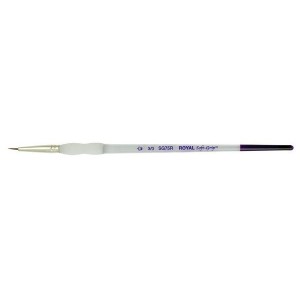 ΠΙΝΕΛΟ ΣΤΡΟΓΓΥΛΟ Νο 3/0 SOFTGRIP ΑΚΡΥΛΙΚΟ-ΛΑΔΙ-ΑΚΟΥΑΡΕΛΑ SG75R-3/0