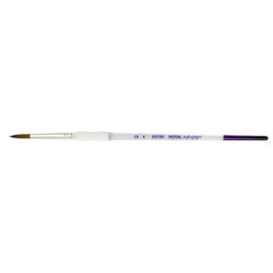 ΠΙΝΕΛΟ ΣΤΡΟΓΓΥΛΟ Νο 6 SOFTGRIP ΑΚΡΥΛΙΚΟ-ΛΑΔΙ-ΑΚΟΥΑΡΕΛΑ SG75R-6
