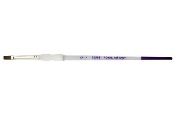 ΠΙΝΕΛΟ ΠΛΑΚΕ Νο 4 SOFTGRIP ΑΚΡΥΛΙΚΟ-ΛΑΔΙ-ΑΚΟΥΑΡΕΛΑ SG75S-4