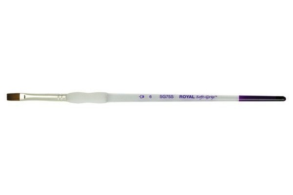 ΠΙΝΕΛΟ ΠΛΑΚΕ Νο 6 SOFTGRIP ΑΚΡΥΛΙΚΟ-ΛΑΔΙ-ΑΚΟΥΑΡΕΛΑ SG75S-6