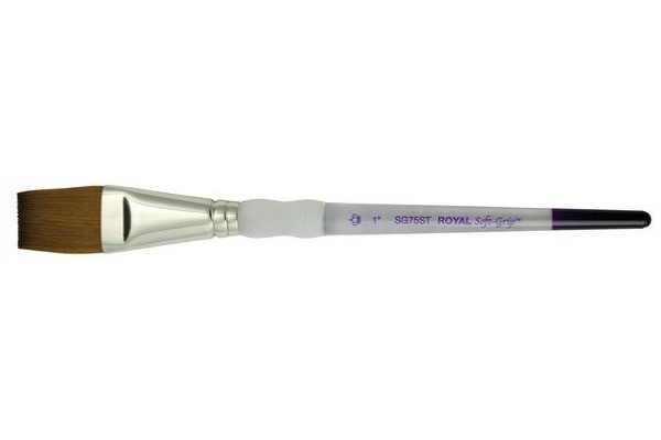 ΠΙΝΕΛΟ ΠΛΑΚΕ Νο 1" SOFTGRIP ΑΚΡΥΛΙΚΟ-ΛΑΔΙ-ΑΚΟΥΑΡΕΛΑ SG75ST-1"