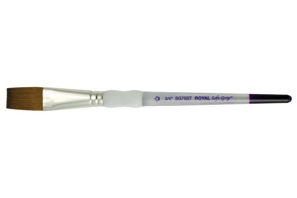 ΠΙΝΕΛΟ ΠΛΑΚΕ Νο 3/4" SOFTGRIP ΑΚΡΥΛΙΚΟ-ΛΑΔΙ-ΑΚΟΥΑΡΕΛΑ SG75ST-3/4"