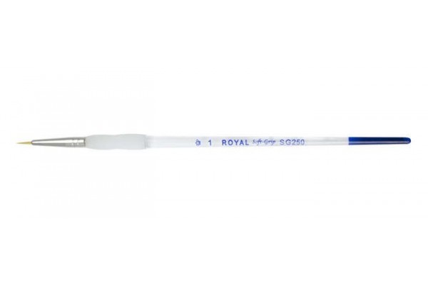 ΠΙΝΕΛΟ ΣΤΡΟΓΓΥΛΟ Νο 1/2 SOFTGRIP ΑΚΡΥΛΙΚΟ-ΛΑΔΙ-ΑΚΟΥΑΡΕΛΑ SG250-1/2"