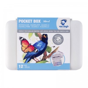 WATERCOLOUR POCKET BOX VAN GOGH ΣΕ ΠΑΣΤΙΛΙΕΣ 12 ΧΡΩΜΑΤΑ Vibrant selection