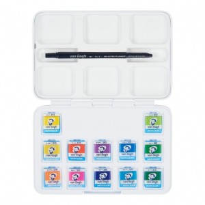 WATERCOLOUR POCKET BOX VAN GOGH ΣΕ ΠΑΣΤΙΛΙΕΣ 12 ΧΡΩΜΑΤΑ Vibrant selection