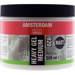 HEAVY GEL MEDIUM AMSTERDAM 020 MATT 500ml