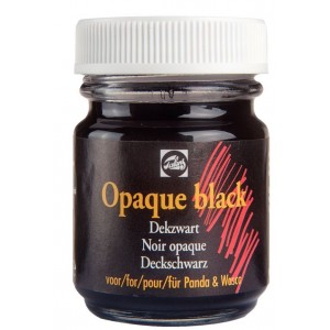 WATER BASED COLOUR WASCO OPAQUE Black 50ml