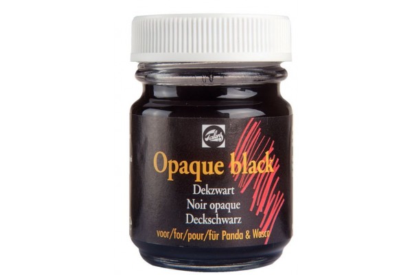 WATER BASED COLOUR WASCO OPAQUE Black 50ml