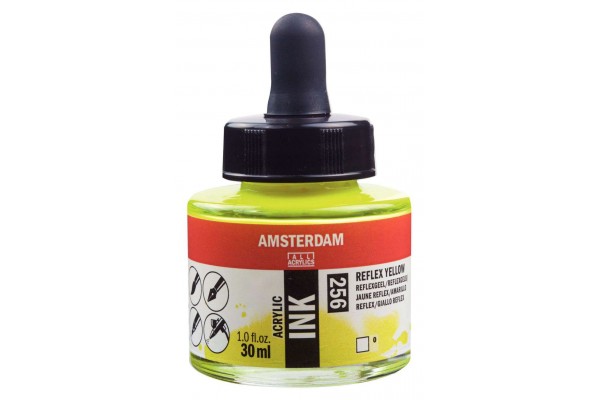 ΜΕΛΑΝΙ INK AMSTERDAM 30ml 256 REFLEX YELLOW