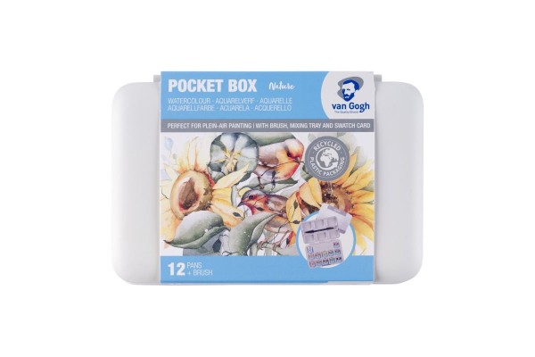 WATERCOLOUR POCKET BOX VAN GOGH ΣΕ ΠΑΣΤΙΛΙΕΣ 12ΤΕΜ Shades of nature