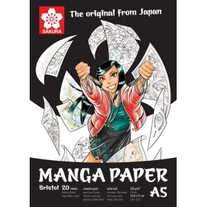 ΜΠΛΟΚ MANGA PAPER A5 20 ΦΥΛΛΑ 250g