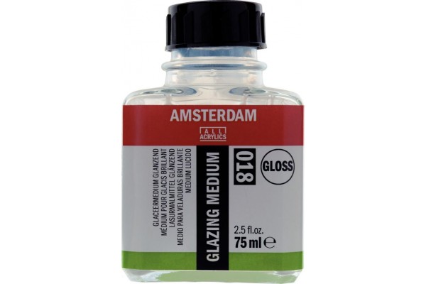 GLAZING MEDIUM GLOSS 018 AMSTERDAM 75ml