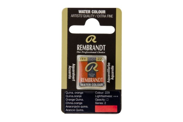 ΠΑΣΤΙΛΙΕΣ ΑΚΟΥΑΡΕΛΑΣ REMBRANDT S2 229 Quinacridone Orange