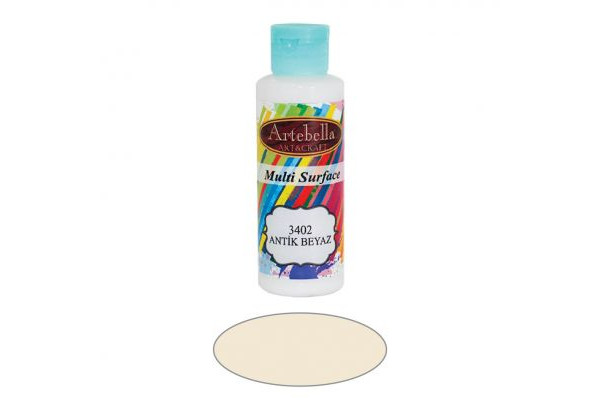 ΑΚΡΥΛΙΚΟ MULTISURFACE No 3402 Antique White 130CC ARTEBELLA