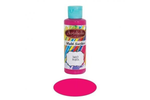 ΑΚΡΥΛΙΚΟ MULTISURFACE No 3412 ΦΟΥΞ 130CC ARTEBELLA