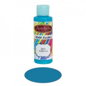 ΑΚΡΥΛΙΚΟ MULTISURFACE No 3421 ΤΙΡΚΟΥΑΖ 130CC ARTEBELLA ΑΚΡΥΛΙΚΟ MULTISURFACE No 3421 ΤΙΡΚΟΥΑΖ 130CC ARTEBELLA
