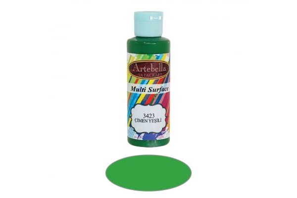 ΑΚΡΥΛΙΚΟ MULTISURFACE No 3423 ΠΡΑΣΙΝΟ 130CC ARTEBELLA