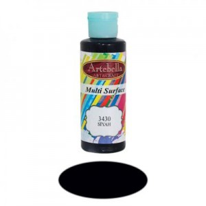 ΑΚΡΥΛΙΚΟ MULTISURFACE No 3430 ΜΑΥΡΟ 130CC ARTEBELLA ΑΚΡΥΛΙΚΟ MULTISURFACE No 3430 ΜΑΥΡΟ 130CC ARTEBELLA