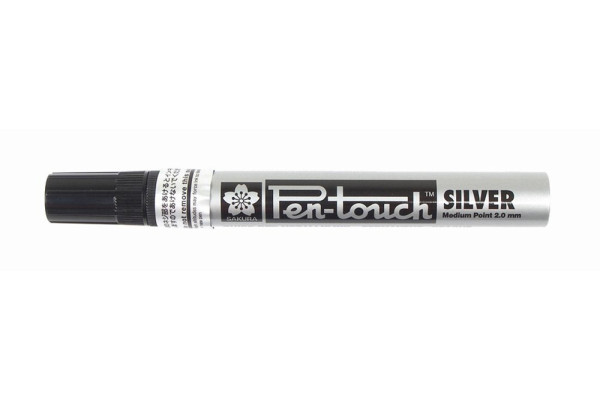 ΜΑΡΚΑΔΟΡΟΙ PEN-TOUCH ΑΣΗΜΙ MEDIUM POINT 2mm