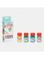ΧΡΩΜΑΤΑ ΓΙΑ ΓΥΑΛΙ & ΠΟΡΣΕΛΑΝΗ Opaque ΣΕΤ 4Χ30ML GREEN GOLD (2010-6032-6035-8020)