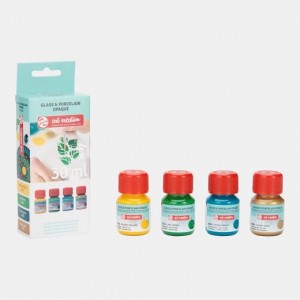 ΧΡΩΜΑΤΑ ΓΙΑ ΓΥΑΛΙ & ΠΟΡΣΕΛΑΝΗ Opaque ΣΕΤ 4Χ30ML GREEN GOLD (2010-6032-6035-8020) ΧΡΩΜΑΤΑ ΓΙΑ ΓΥΑΛΙ & ΠΟΡΣΕΛΑΝΗ Opaque ΣΕΤ 4Χ30ML GREEN GOLD (2010-6032-6035-8020)
