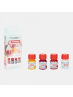 ΧΡΩΜΑΤΑ ΓΙΑ ΓΥΑΛΙ & ΠΟΡΣΕΛΑΝΗ Transparent ΣΕΤ 4Χ30ML  Pink Frost