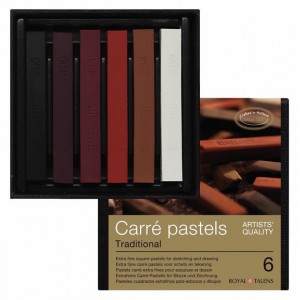 REMBRANDT CARRE PASTELS TRADITIONAL SET 6