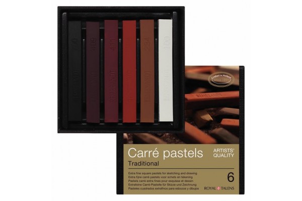 REMBRANDT CARRE PASTELS TRADITIONAL SET 6