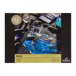 ΜΠΛΟΚ WATERCOLOUR BLACK PAPER REMBRANT FSC-Mix 24x32 360g 10ΦΥΛΛΑ ΜΠΛΟΚ WATERCOLOUR BLACK PAPER REMBRANT FSC-Mix 24x32 360g 10ΦΥΛΛΑ