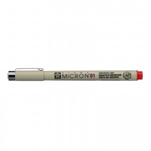 ΜΑΡΚΑΔΟΡΟΙ SAKURA  MICRON 01 ΚΟΚΚΙΝΟ  PIGMA