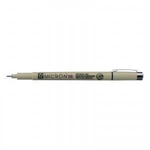 ΜΑΡΚΑΔΟΡΟΣ SAKURA MICRON 08  ΜΑΥΡΟ  PIGMA