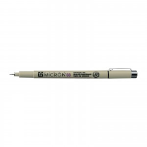 ΜΑΡΚΑΔΟΡΟΣ SAKURA MICRON 03  ΜΑΥΡΟ PIGMA