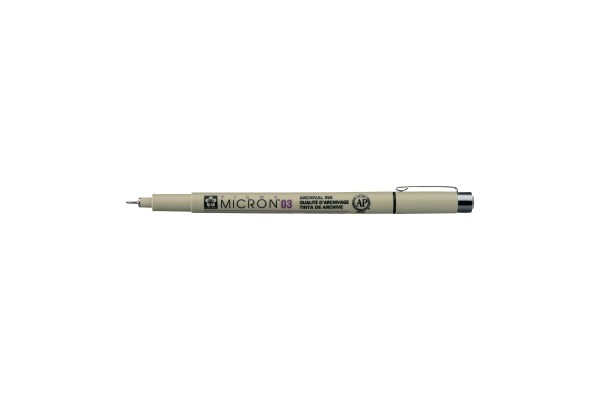 ΜΑΡΚΑΔΟΡΟΣ SAKURA MICRON 03  ΜΑΥΡΟ PIGMA