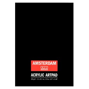 ΜΠΛΟΚ Α4 10Φ 200GSM AMSTERDAM ACRYLIC ART PAD ΜΠΛΟΚ Α4 10Φ 200GSM AMSTERDAM ACRYLIC ART PAD