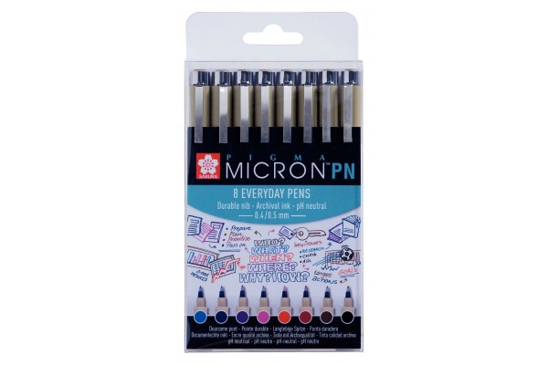 ΜΑΡΚΑΔΟΡΟΣ PIGMA MICRON PN ΣΕΤ 8 ΧΡΩΜΑΤΩΝ