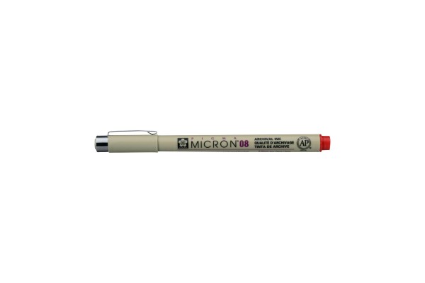 ΜΑΡΚΑΔΟΡΟΣ PIGMA MICRON 08 0,5MM ΚΟΚΚΙΝΟΣ