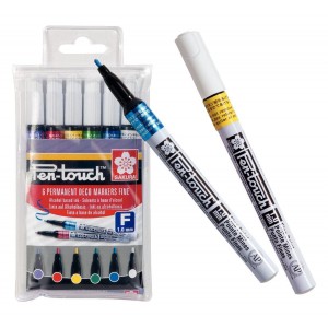 ΜΑΡΚΑΔΟΡΟΙ SAKURA ΣΕΤ 6ΤΕΜ PEN-TOUCH FINE ΜΑΡΚΑΔΟΡΟΙ SAKURA ΣΕΤ 6ΤΕΜ PEN-TOUCH FINE