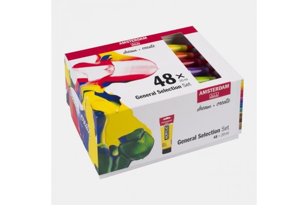 ΣΕΤ ΑΚΡΥΛΙΚΑ AMSTERDAM 48x20ml General selection set