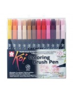 ΜΑΡΚΑΔΟΡΟI SAKURA KOI COLOUR ΣΕΤ 24ΤΕΜ BRUSH PEN