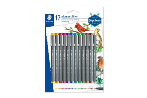 ΣΕΤ ΜΑΡΚΑΔΟΡΟΙ PIGMENT LINER 0.5 12ΧΡΩΜΑΤΑ