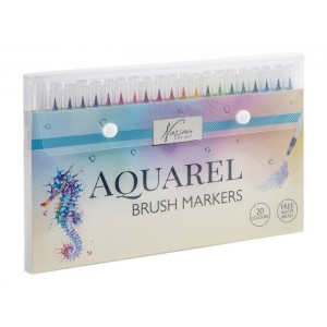 ΜΑΡΚΑΔΟΡΟΙ ΑΚΟΥΑΡΕΛΑΣ ΣΕΤ 20ΤΕΜ & 1 WATER BRUSH ΜΑΡΚΑΔΟΡΟΙ ΑΚΟΥΑΡΕΛΑΣ ΣΕΤ 20ΤΕΜ & 1 WATER BRUSH