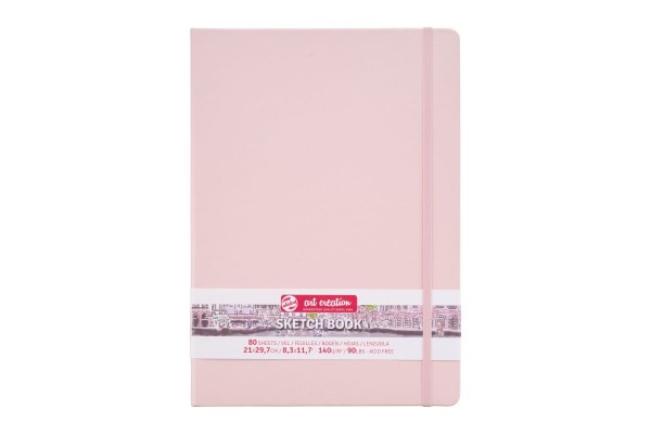 ΜΠΛΟΚ ΣΧΕΔΙΟΥ 21x30 Pink ΜΕ ΛΑΣΤΙΧΟ ART CREATION 140g 80 ΦΥΛΛΑ