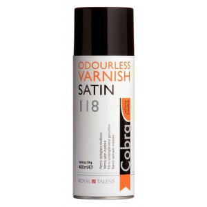 ΒΕΡΝΙΚΙ ΓΙΑ ΛΑΔΙ COBRA ΑΟΣΜΟ SPRAY 400ml SATIN 118 ΒΕΡΝΙΚΙ ΓΙΑ ΛΑΔΙ COBRA ΑΟΣΜΟ SPRAY 400ml SATIN 118
