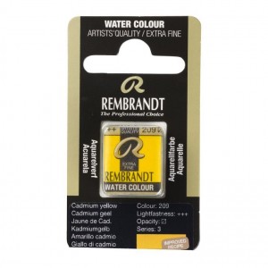 ΠΑΣΤΙΛΙΕΣ ΑΚΟΥΑΡΕΛΑΣ REMBRANDT S3 209 Cadmium Yellow