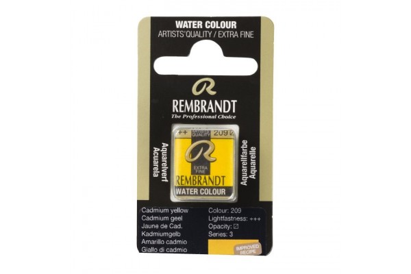 ΠΑΣΤΙΛΙΕΣ ΑΚΟΥΑΡΕΛΑΣ REMBRANDT S3 209 Cadmium Yellow