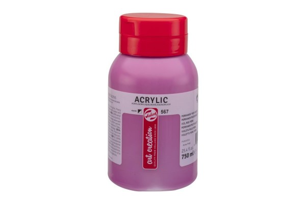 ΑΚΡΥΛΙΚΟ ΧΡΩΜΑ ART CREATION 750ml 567 Perm. Red Violet