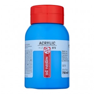 ΑΚΡΥΛΙΚΟ ΧΡΩΜΑ ART CREATION 750ml 572 Primary Cyan