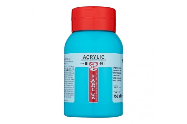 ΑΚΡΥΛΙΚΟ ΧΡΩΜΑ ART CREATION 750ml 661 Turquoise Green
